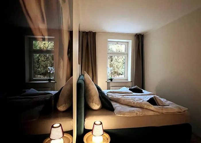 Soul-apartment Terrasse Privat-parkplatz Boxspringbett 55zoll Tv Wlan Apartman